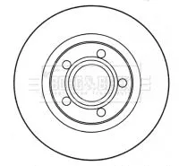 2x Rear Vented Brake Discs For Audi Vw A8 Phaeton 280mm