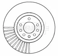 2x Front Vented Brake Discs Fits Opel Vauxhall Astra Vectra Zafira Zafira / Zafi