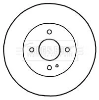 2x Rear Solid Brake Discs For Mazda Mx-5 276mm