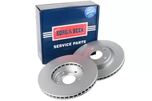 Borg and Beck Borg and Beck BBD4657 2x Front Vented Brake Discs For Nissan Renault Juke Koleos Qashqai Qashqai +2 X- 