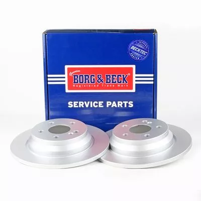 2x Rear Solid Brake Discs For Mercedes S-class Sl 300mm