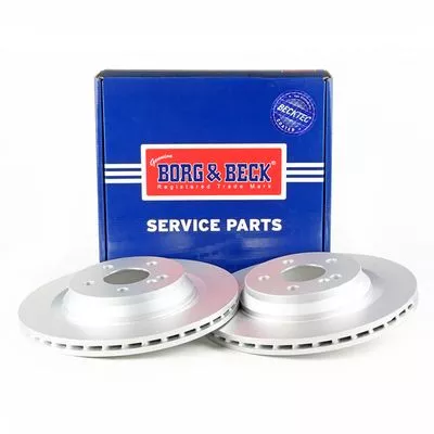 2x Rear Vented Brake Discs Fits Bmw Mercedes 3 S-class 320mm