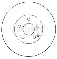 Borg and Beck Borg and Beck BBD4678 2x Front Perforated/vented Brake Discs For Mercedes Sl 312mm 