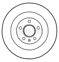 2x Rear Vented Brake Discs Fits Audi A4 A5 Q5 330mm