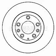 Borg and Beck Borg and Beck BBD4693 2x Front Vented Brake Discs For Mazda Mx-5 290mm 