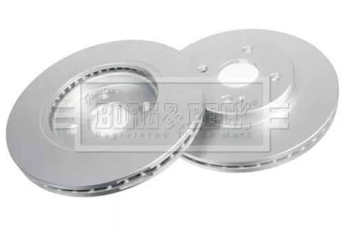 Borg and Beck Borg and Beck BBD4700 2x Front Vented Brake Discs For Mazda 2 258mm 