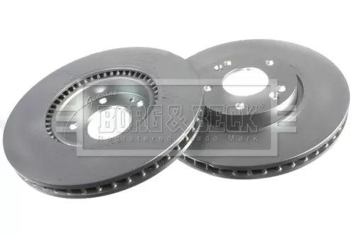 Borg and Beck Borg and Beck BBD4702 2x Front Vented Brake Discs For Hyundai Kia Carens Cee'd Grandeur I30 I40 Ix35 O 
