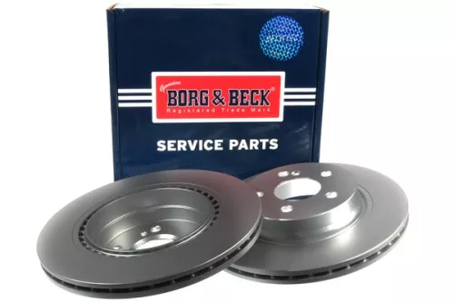 2x Rear Vented Brake Discs For Mercedes C-class E-class 300mm