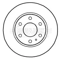 2x Rear Solid Brake Discs For Iveco Daily 296mm