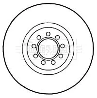 Borg and Beck Borg and Beck BBD4711 2x Front Vented Brake Discs For Iveco Daily 290mm 