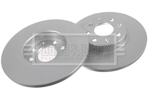 Borg and Beck Borg and Beck BBD4715 2x Front Solid Brake Discs For Fiat Opel Vauxhall Corsa Grande Punto Monza Punto 