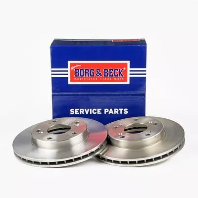 2x Front Vented Brake Discs For Honda Civic 260mm
