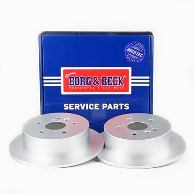 2x Rear Solid Brake Discs For Lexus Toyota Harrier Rx 288mm