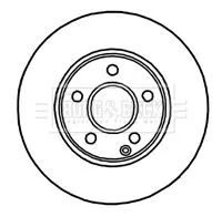 Borg and Beck Borg and Beck BBD4721 2x Front Vented Brake Discs For Mercedes C-class 288mm 