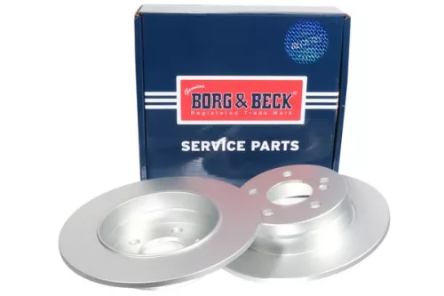 2x Rear Solid Brake Discs For Mercedes C-class 278mm