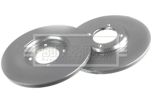Borg and Beck Borg and Beck BBD4724 2x Front Solid Brake Discs For Ford Hyundai Capri Cortina Escort Stellar Taunus  