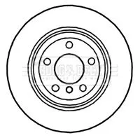 Borg and Beck Borg and Beck BBD4726 2x Rear Vented Brake Discs For Bmw X5 X6 320mm 