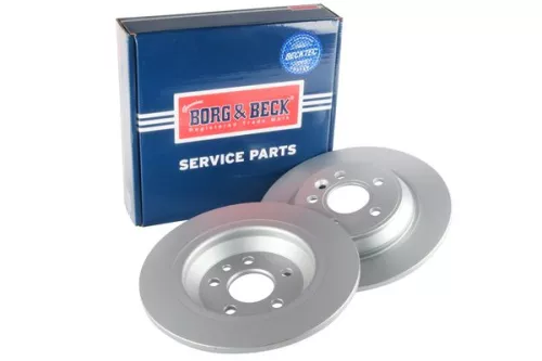 2x Rear Solid Brake Discs For Volvo S60 S80 V60 V70 Xc70 302mm