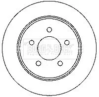 2x Rear Solid Brake Discs For Chrysler Dodge Jeep Caravan Cherokee Voyager Voyag