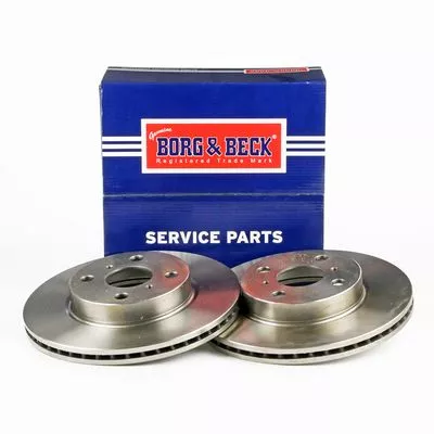 2x Front Vented Brake Discs For Aston Martin Toyota Cygnet Iq 255mm