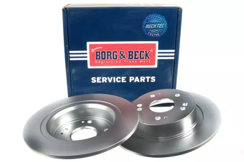 2x Rear Solid Brake Discs Fits Honda Accord 282mm