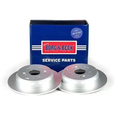 2x Rear Solid Brake Discs Fits Honda Cr-v 305mm