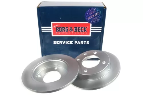 Borg and Beck Borg and Beck BBD4749 2x Front Solid Brake Discs For Ford Fiesta 221mm 