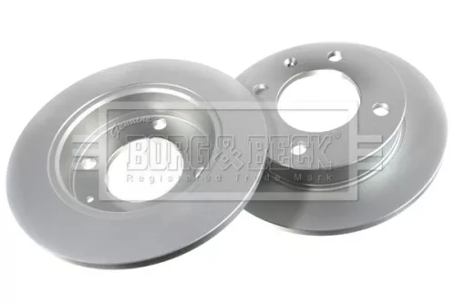 Borg and Beck Borg and Beck BBD4749 2x Front Solid Brake Discs For Ford Fiesta 221mm 