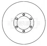 2x Front Vented Brake Discs For Isuzu D-max Kb 280mm