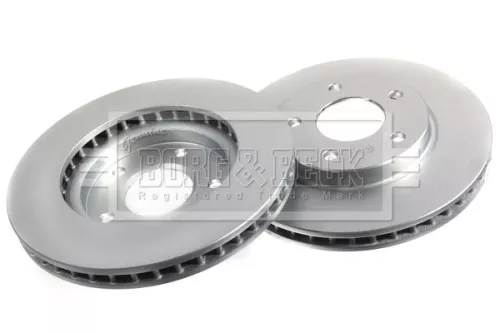 Borg and Beck Borg and Beck BBD4752 2x Front Vented Brake Discs For Dodge Mitsubishi Avenger Caliber Lancer 276mm 
