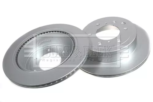 Borg and Beck Borg and Beck BBD4755 2x Rear Vented Brake Discs For Mitsubishi Pajero 332mm 