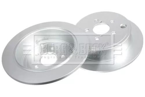 Borg and Beck Borg and Beck BBD4756 2x Rear Solid Brake Discs For Subaru Forester Impreza Legacy Outback 286mm 