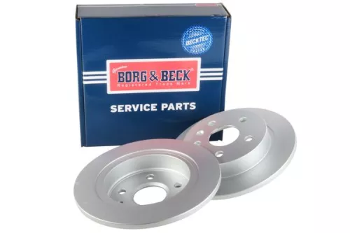 2x Rear Solid Brake Discs Fits Chevrolet Opel Saab Vauxhall 9-5 Insignia Malibu 
