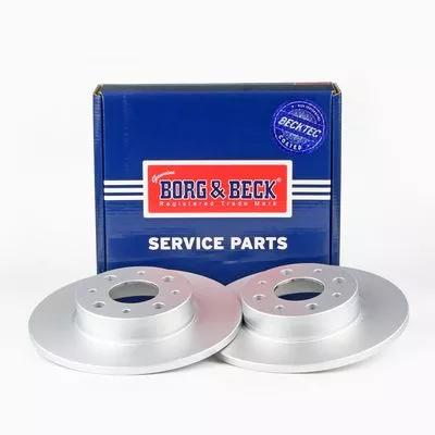 2x Rear Solid Brake Discs For Alfa Romeo Mito 251mm