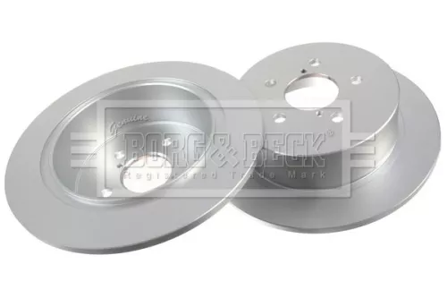 Borg and Beck Borg and Beck BBD4764 2x Rear Solid Brake Discs For Subaru Impreza Legacy Outback 273mm 