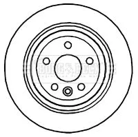 Borg and Beck Borg and Beck BBD4767 2x Rear Vented Brake Discs For Volvo Xc60 302mm 