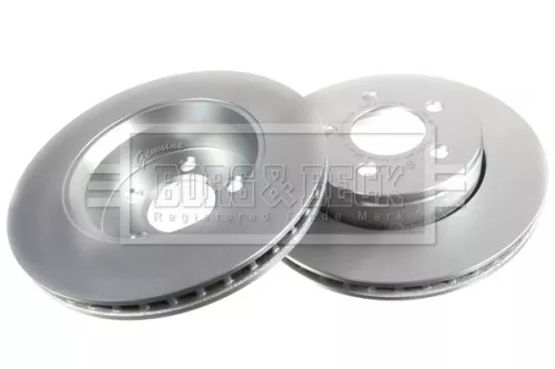 Borg and Beck Borg and Beck BBD4768 2x Front Vented Brake Discs For Dodge Jeep Cherokee Nitro 302mm 