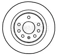 2x Rear Solid Brake Discs Fits Opel Vauxhall Astra Zafira Zafira / Zafira Family