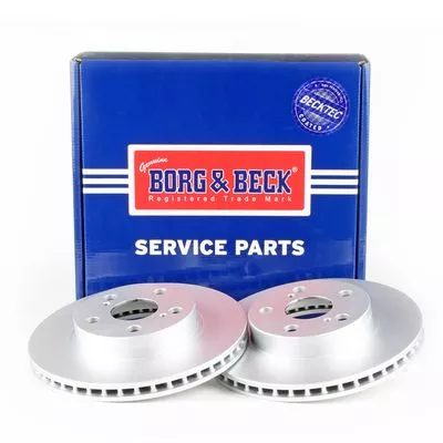 2x Front Vented Brake Discs For Toyota Prius 255mm