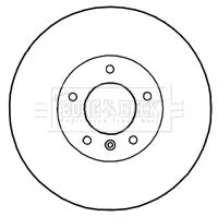 Borg and Beck Borg and Beck BBD4782 2x Front Vented Brake Discs For Bmw 1 2 3 4 Series X1 312mm 