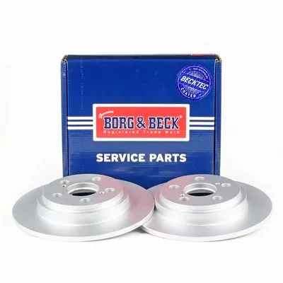 2x Rear Solid Brake Discs For Toyota Urban Cruiser 259mm