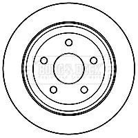 2x Rear Solid Brake Discs For Jeep Wrangler 316mm