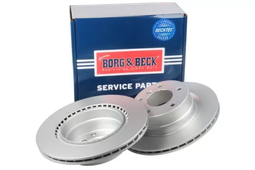 2x Rear Vented Brake Discs For Bmw 1 Series 300mm