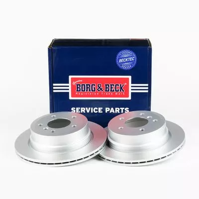 2x Rear Vented Brake Discs For Bmw 1 Series 300mm