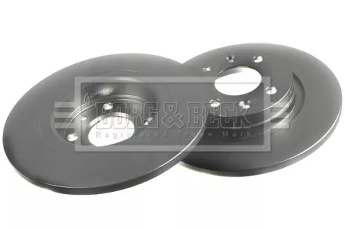 Borg and Beck Borg and Beck BBD4818 2x Front Solid Brake Discs For Dacia Renault Smart Fortwo Kangoo Logan Logan Mcv 