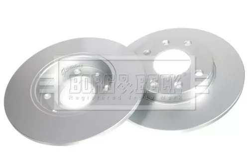 Borg and Beck Borg and Beck BBD4838 2x Front Rear Solid Brake Discs For Citroën Dallas Peugeot 106 106 Van 205 206 3 