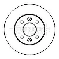2x Front Solid Brake Discs For Dacia Renault 11 1410 19 21 9 Clio Logan Megane N