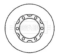 2x Front Vented Brake Discs For Mercedes T2/ln1 Vario 324mm