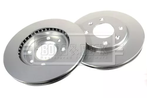 Borg and Beck Borg and Beck BBD4909 2x Front Vented Brake Discs For Citroën Mega Peugeot 106 106 Van 205 206 206 Van 