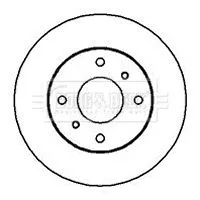 2x Front Vented Brake Discs For Infiniti Nissan 200sx Almera Avenir Bluebird G20